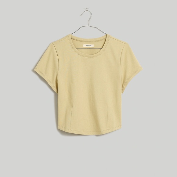 Madewell Tops - Madewell Heavyweight Jersey Crewneck Tee in Pale Lichen